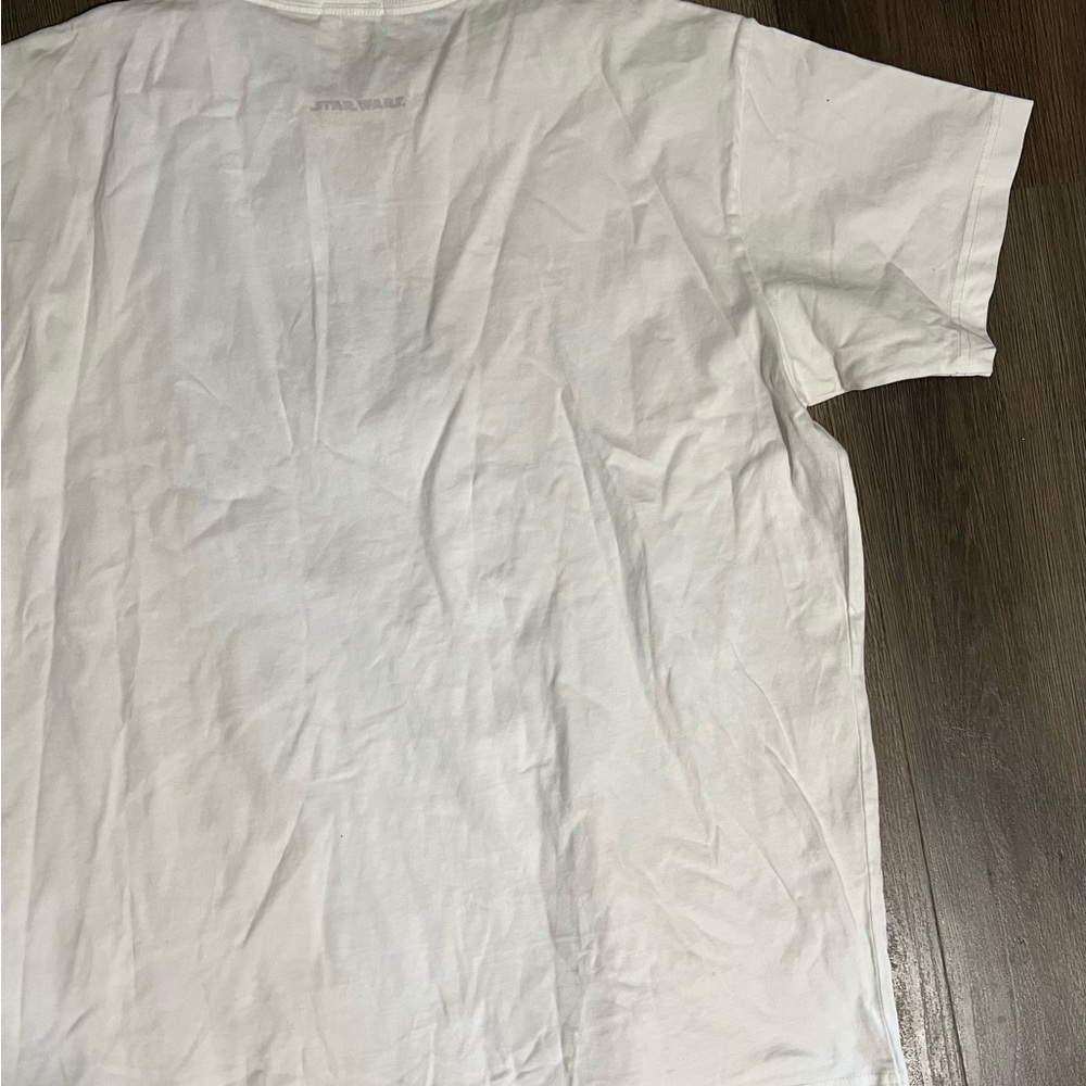 Kith x Star Wars Yoda Serif Vintage Tee White Tshirt Shirt Jedi Sith XL - Picture 7 of 7